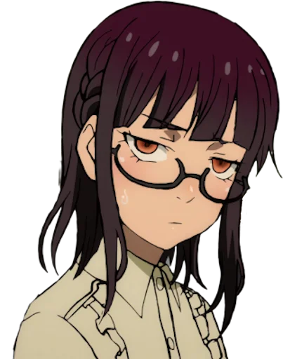 😕 Стикер «Uncle from Another World Fujimiya Sumika» для Telegram