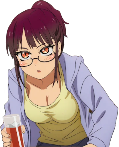 🫠 Стикер «Uncle from Another World Fujimiya Sumika» для Telegram