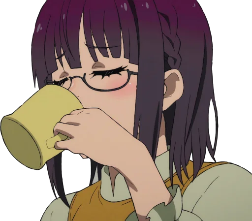 🙂‍↕️ Стикер «Uncle from Another World Fujimiya Sumika» для Telegram