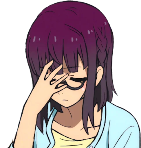 🤕 Стикер «Uncle from Another World Fujimiya Sumika» для Telegram