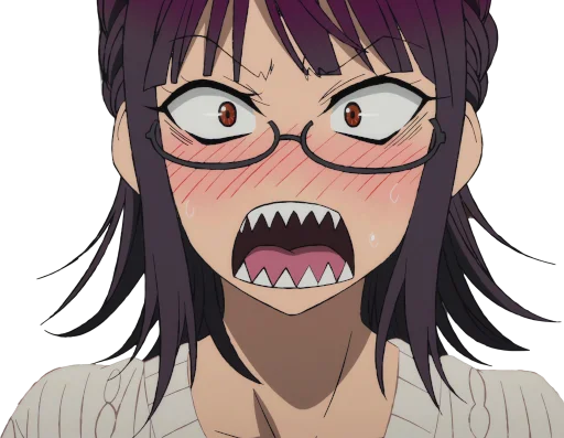 😲 Стикер «Uncle from Another World Fujimiya Sumika» для Telegram