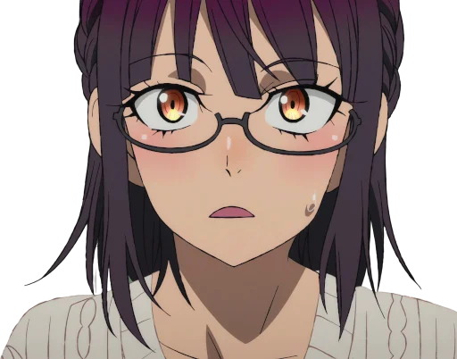 😟 Стикер «Uncle from Another World Fujimiya Sumika» для Telegram