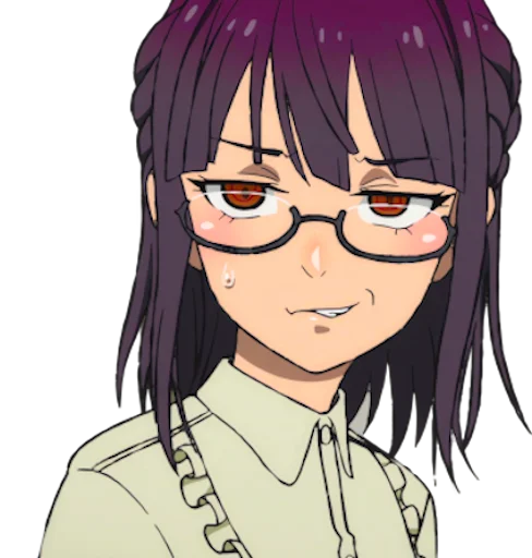 😏 Стикер «Uncle from Another World Fujimiya Sumika» для Telegram