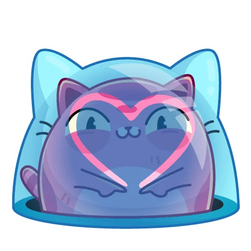 ❤️ Стикер «Уфо розовый» для Telegram