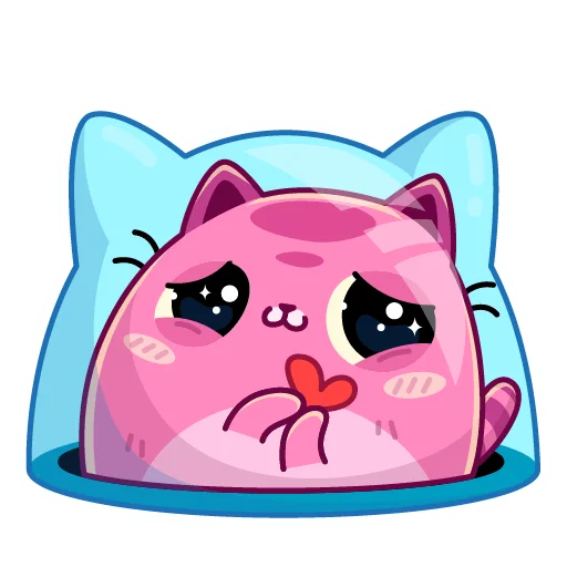 ❤️ Стикер «Уфо розовый» для Telegram