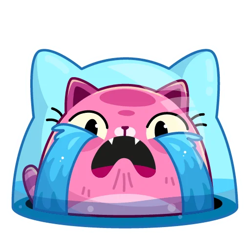 😭 Стикер «Уфо розовый» для Telegram