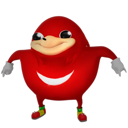 Стикерпак Ugandan Knuckles для Telegram