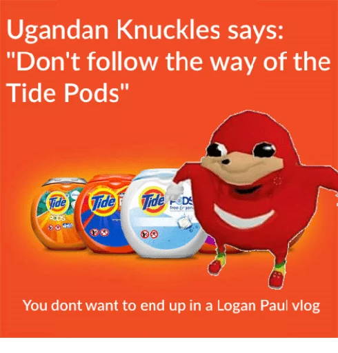 🇺🇬 Стикер «Ugandan Knuckles» для Telegram