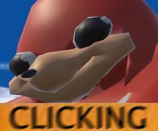 😁 Стикер «Ugandan Knuckles» для Telegram