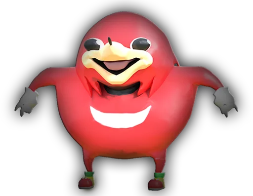 😆 Стикер «Ugandan Knuckles» для Telegram