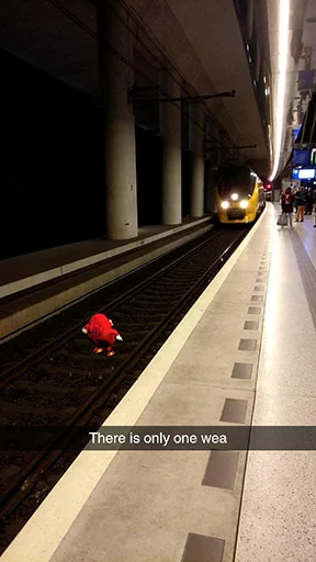 💀 Стикер «Ugandan Knuckles» для Telegram