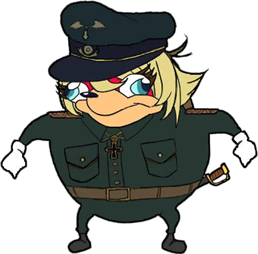 👮‍♀️ Стикер «Ugandan Knuckles» для Telegram