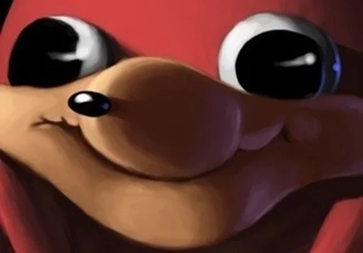 🙂 Стикер «Ugandan Knuckles» для Telegram