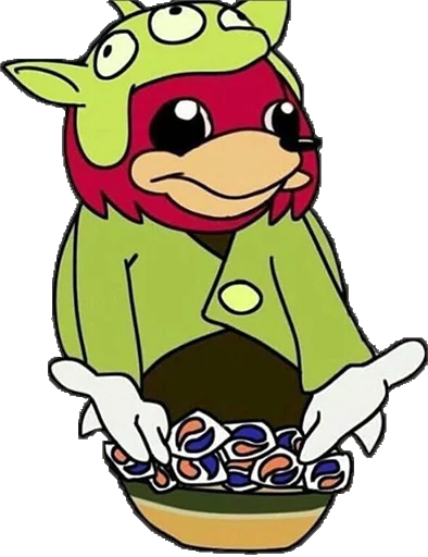 😳 Стикер «Ugandan Knuckles» для Telegram