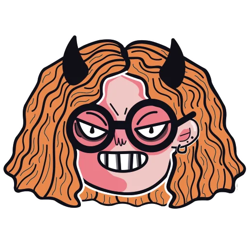 😈 Стикер «OLЬGA» для Telegram