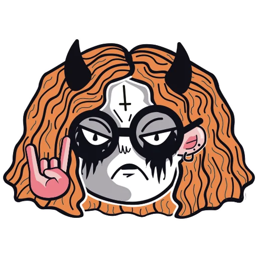 🤘 Стикер «OLЬGA» для Telegram