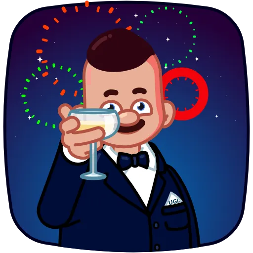 🎉 Стикер «UGL.COM.UA» для Telegram