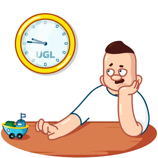 😴 Стикер «UGL.COM.UA» для Telegram