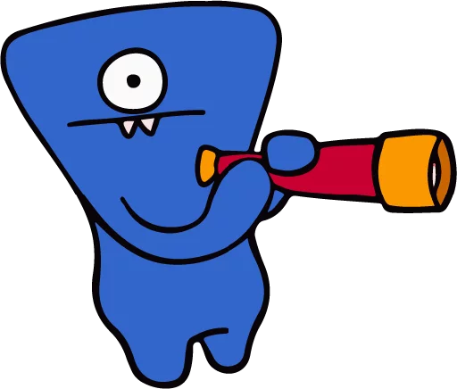 🔎 Стикер «Ugly Dolls» для Telegram