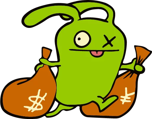 💰 Стикер «Ugly Dolls» для Telegram
