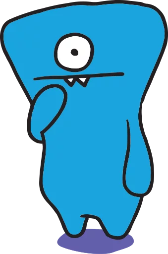 😐 Стикер «Ugly Dolls» для Telegram