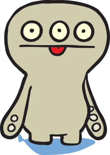 😐 Стикер «Ugly Dolls» для Telegram