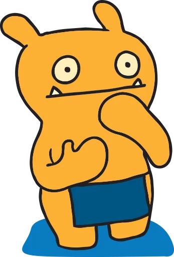 😕 Стикер «Ugly Dolls» для Telegram