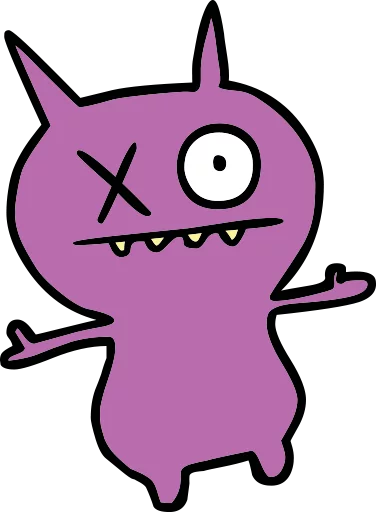 😣 Стикер «Ugly Dolls» для Telegram