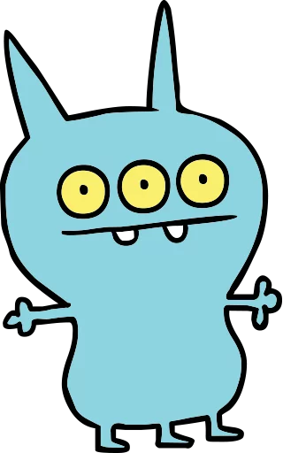 😳 Стикер «Ugly Dolls» для Telegram