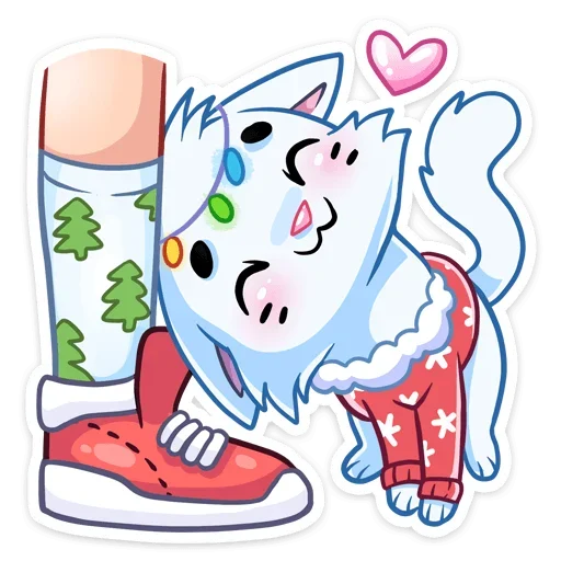 ☺ Стикер «Новогодний Бисквит» для Telegram