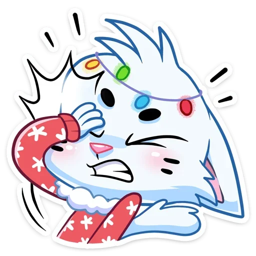 🤦‍♂ Стикер «Новогодний Бисквит» для Telegram