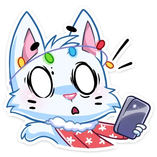 🥺 Стикер «Новогодний Бисквит» для Telegram