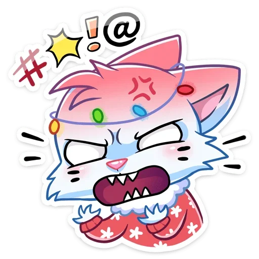 😠 Стикер «Новогодний Бисквит» для Telegram