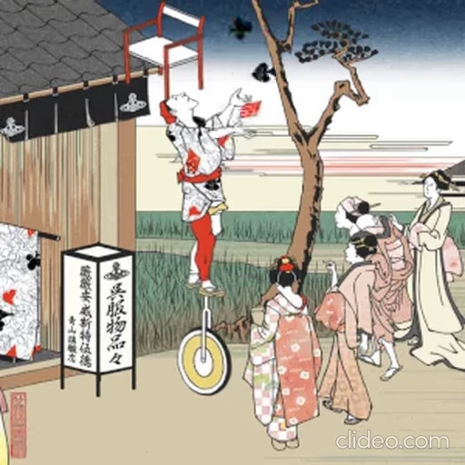 🤹 Стикер «Ukiyo-e» для Telegram