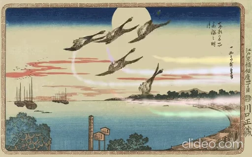 ✈️ Стикер «Ukiyo-e» для Telegram