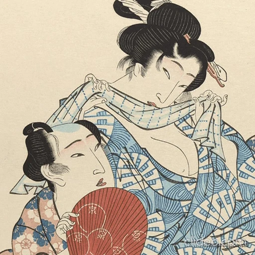 🙄 Стикер «Ukiyo-e» для Telegram