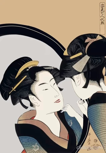 🦷 Стикер «Ukiyo-e» для Telegram