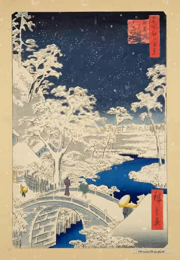 🌨 Стикер «Ukiyo-e» для Telegram