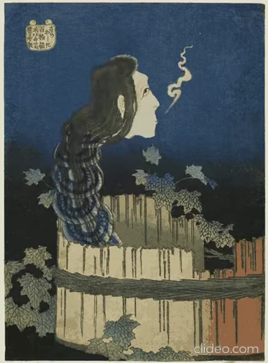 🐍 Стикер «Ukiyo-e» для Telegram