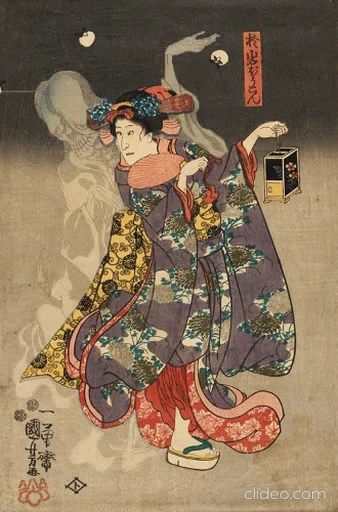 👹 Стикер «Ukiyo-e» для Telegram