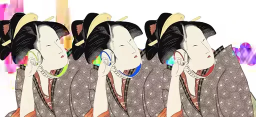 🎶 Стикер «Ukiyo-e» для Telegram