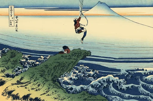 ❄️ Стикер «Ukiyo-e» для Telegram