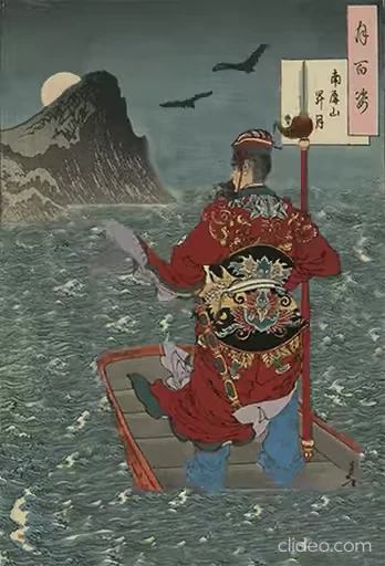 ⛰ Стикер «Ukiyo-e» для Telegram