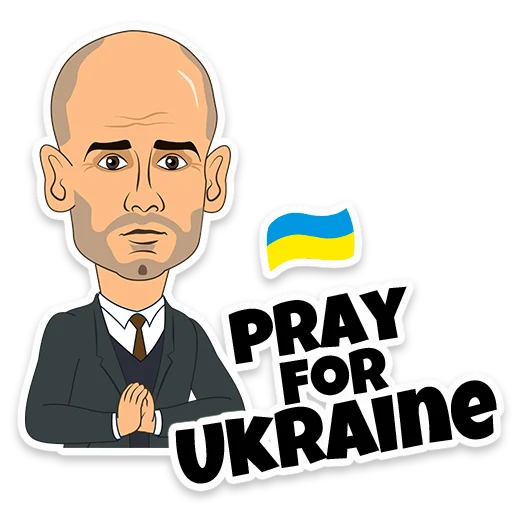 🙏 Стикер «Ukraine Euro202» для Telegram