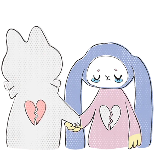 💔 Стикер «Уля и Чуля Без Текста» для Telegram