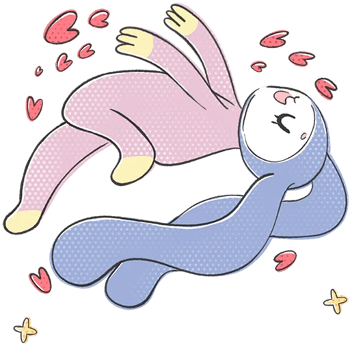 🥰 Стикер «Уля и Чуля Без Текста» для Telegram