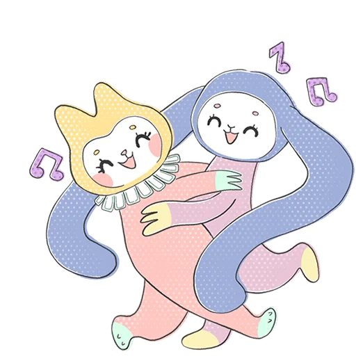 🕺 Стикер «Уля и Чуля Без Текста» для Telegram