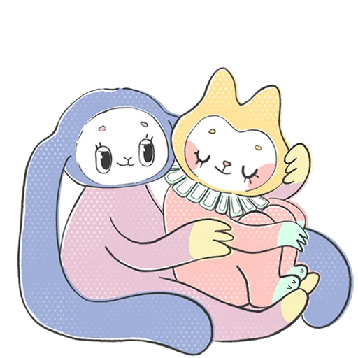 🤗 Стикер «Уля и Чуля Без Текста» для Telegram