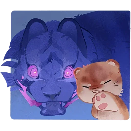 👹 Стикер «Тигр Уля Без Текста» для Telegram