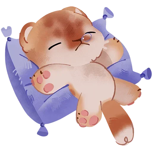 😴 Стикер «Тигр Уля Без Текста» для Telegram